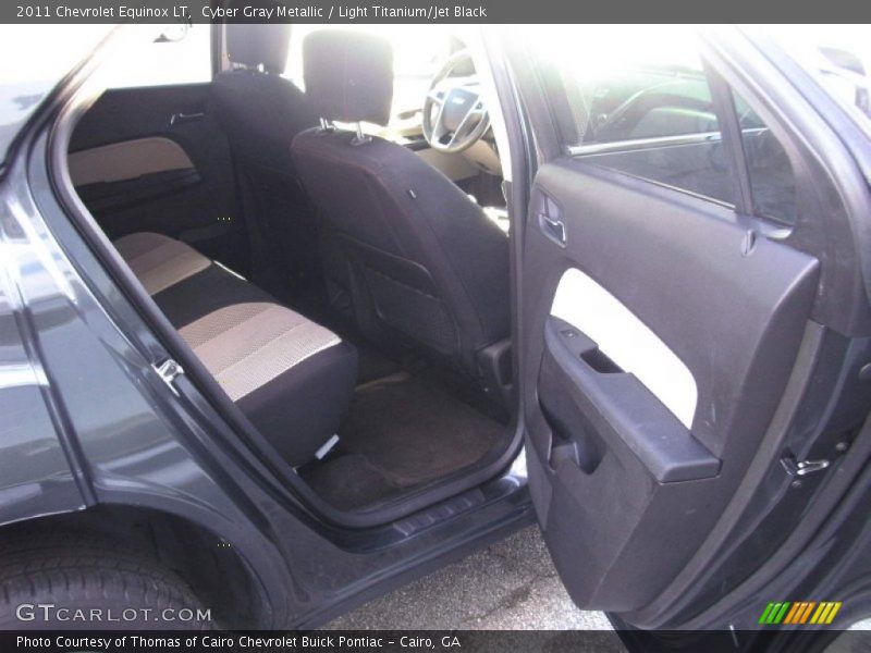 Cyber Gray Metallic / Light Titanium/Jet Black 2011 Chevrolet Equinox LT