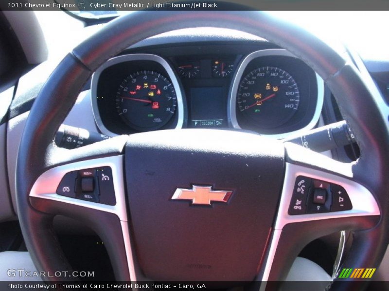 Cyber Gray Metallic / Light Titanium/Jet Black 2011 Chevrolet Equinox LT