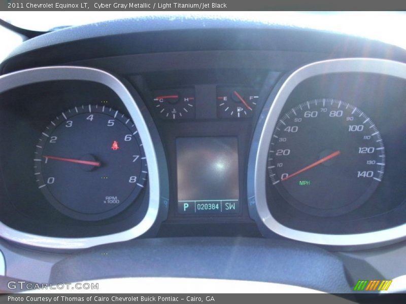 Cyber Gray Metallic / Light Titanium/Jet Black 2011 Chevrolet Equinox LT