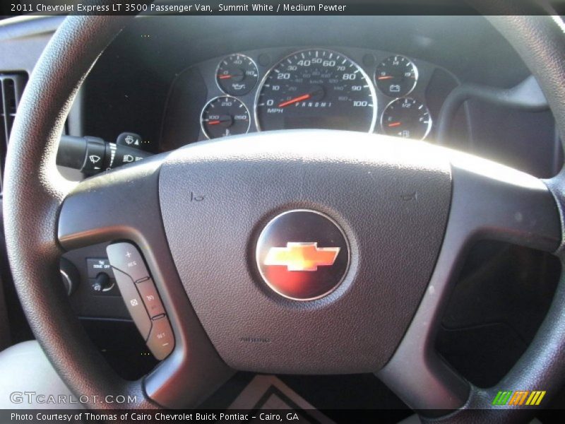 Summit White / Medium Pewter 2011 Chevrolet Express LT 3500 Passenger Van
