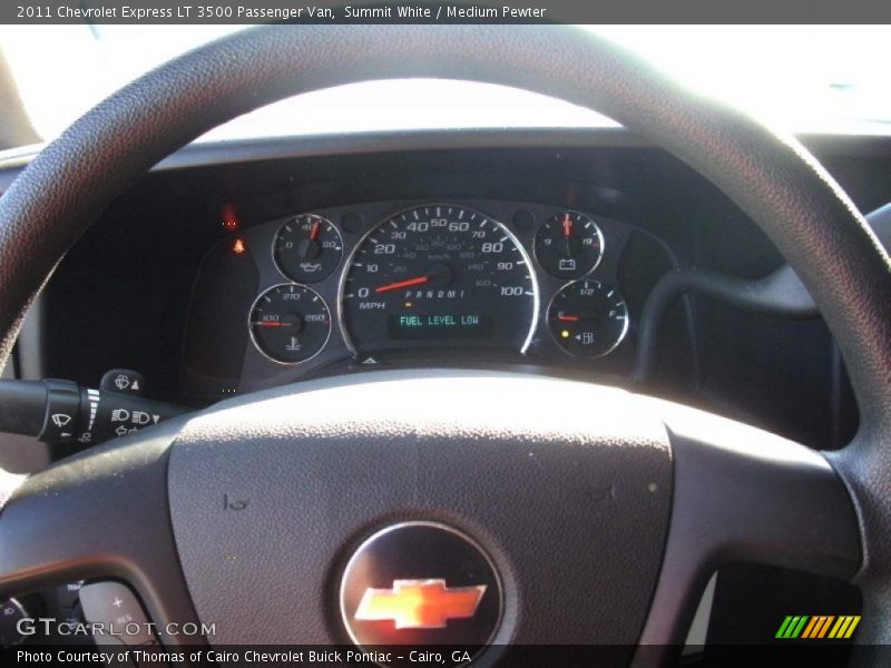 Summit White / Medium Pewter 2011 Chevrolet Express LT 3500 Passenger Van