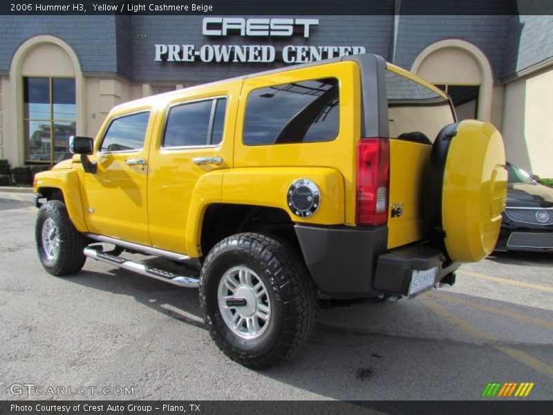 Yellow / Light Cashmere Beige 2006 Hummer H3