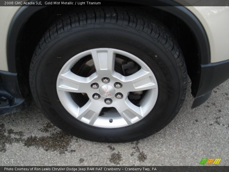 Gold Mist Metallic / Light Titanium 2008 GMC Acadia SLE