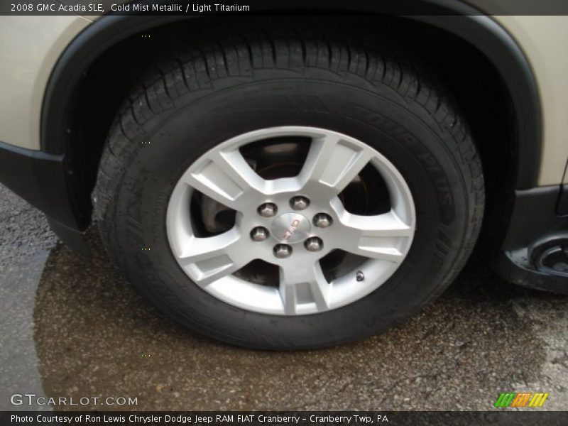 Gold Mist Metallic / Light Titanium 2008 GMC Acadia SLE
