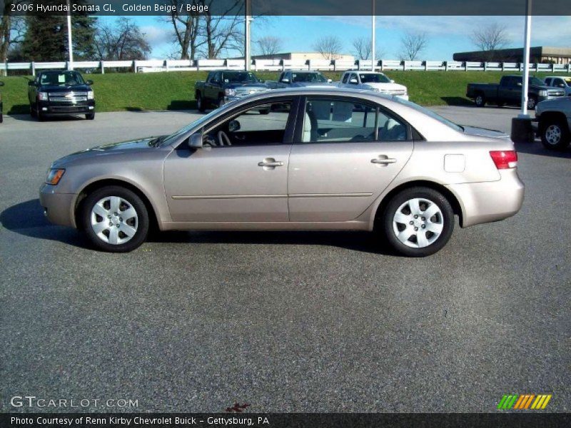 Golden Beige / Beige 2006 Hyundai Sonata GL