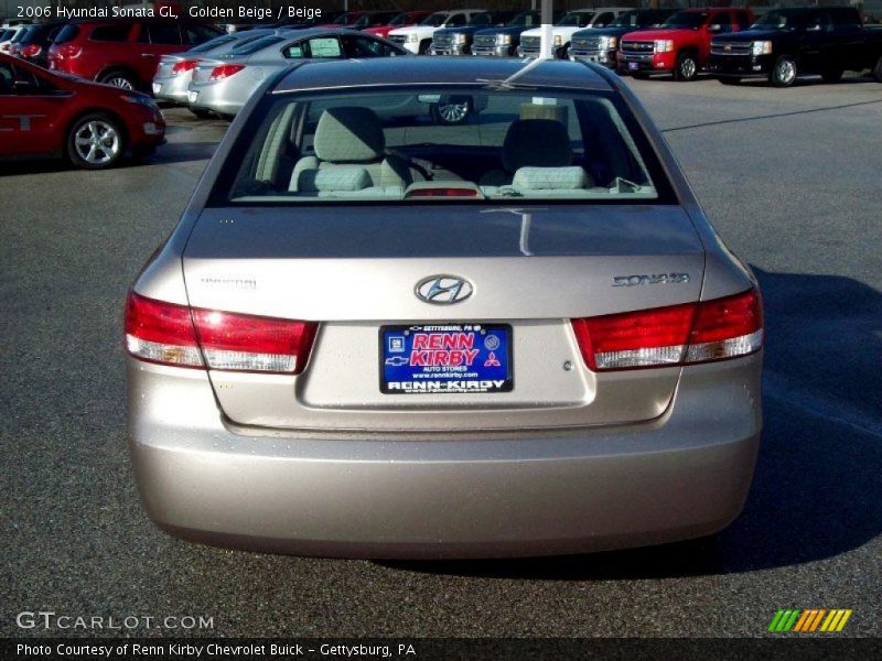 Golden Beige / Beige 2006 Hyundai Sonata GL