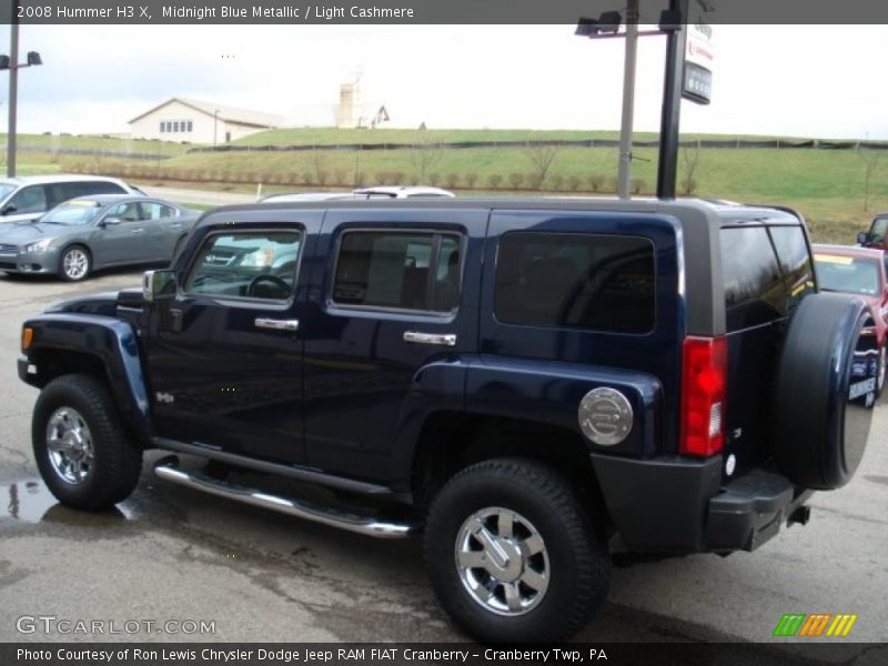 Midnight Blue Metallic / Light Cashmere 2008 Hummer H3 X