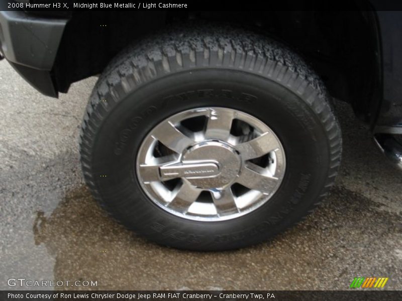 Midnight Blue Metallic / Light Cashmere 2008 Hummer H3 X