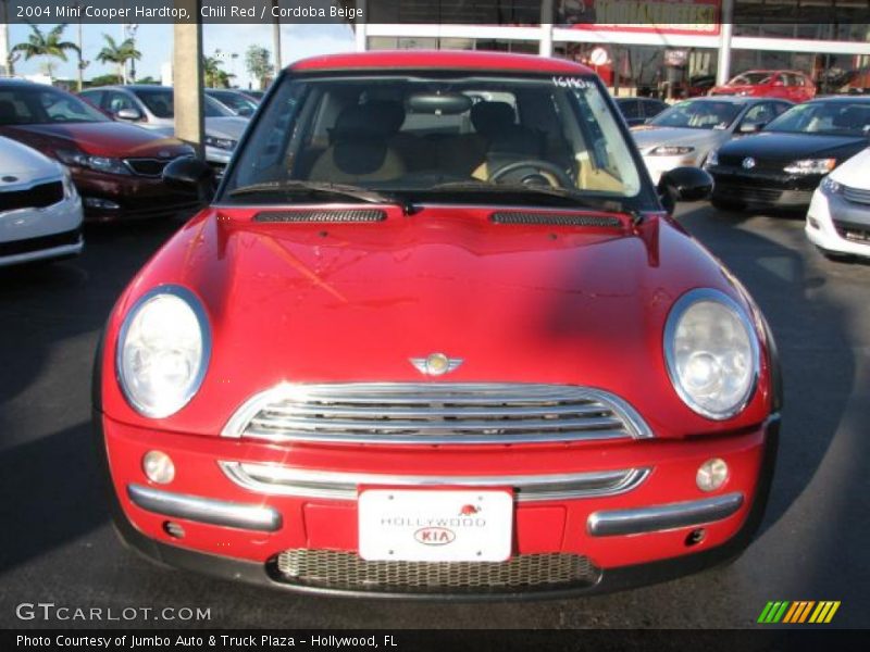Chili Red / Cordoba Beige 2004 Mini Cooper Hardtop