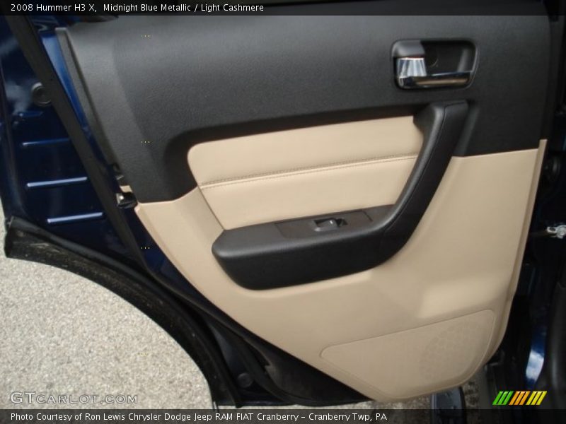 Midnight Blue Metallic / Light Cashmere 2008 Hummer H3 X