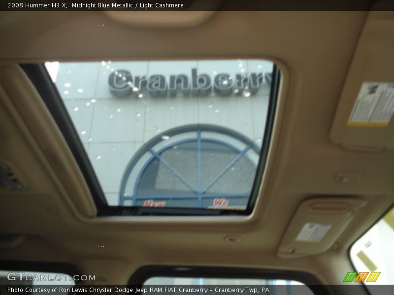 Midnight Blue Metallic / Light Cashmere 2008 Hummer H3 X