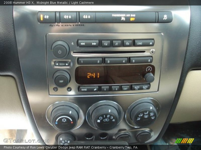 Midnight Blue Metallic / Light Cashmere 2008 Hummer H3 X