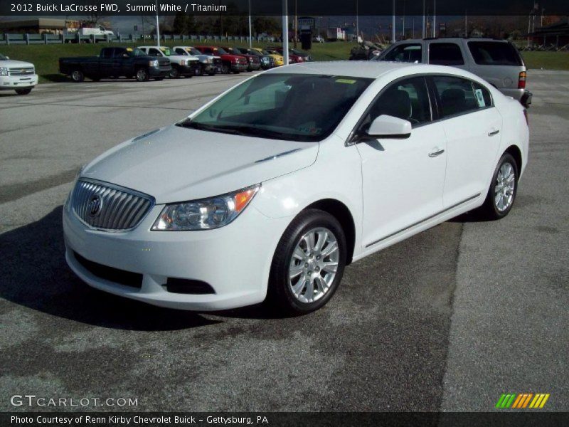 Summit White / Titanium 2012 Buick LaCrosse FWD
