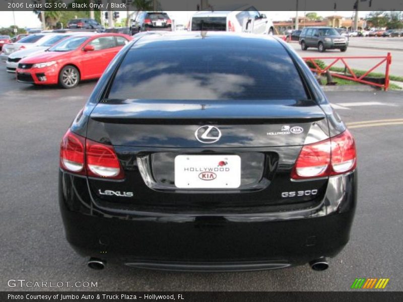 Black Onyx / Black 2006 Lexus GS 300