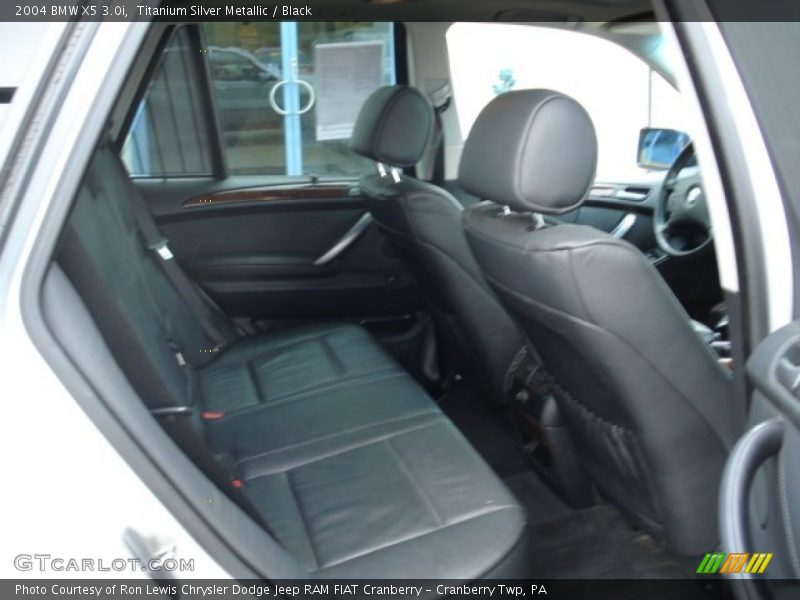 Titanium Silver Metallic / Black 2004 BMW X5 3.0i