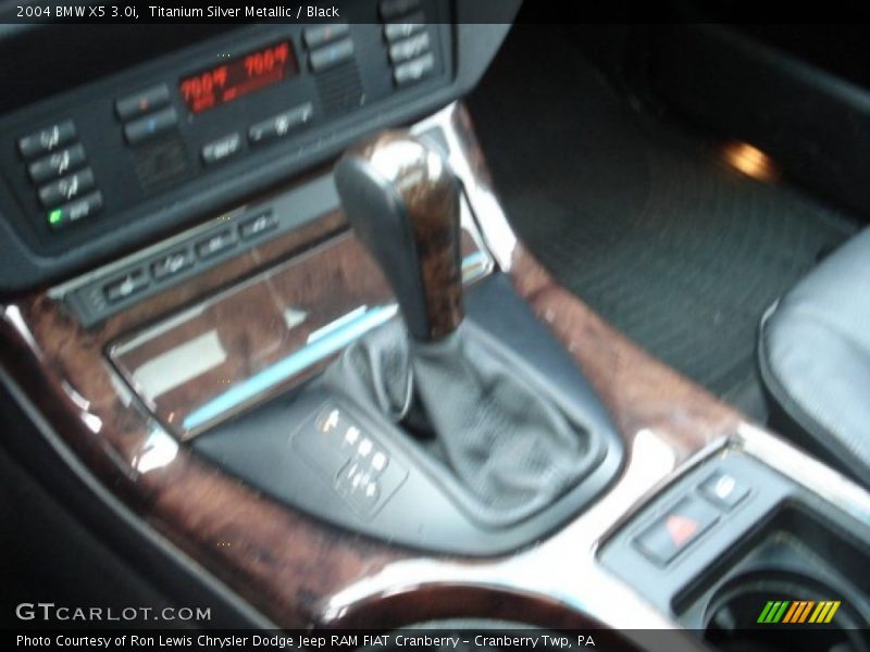 Titanium Silver Metallic / Black 2004 BMW X5 3.0i