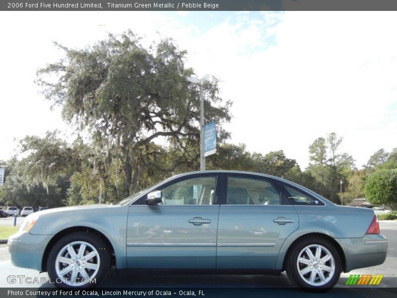 Titanium Green Metallic / Pebble Beige 2006 Ford Five Hundred Limited