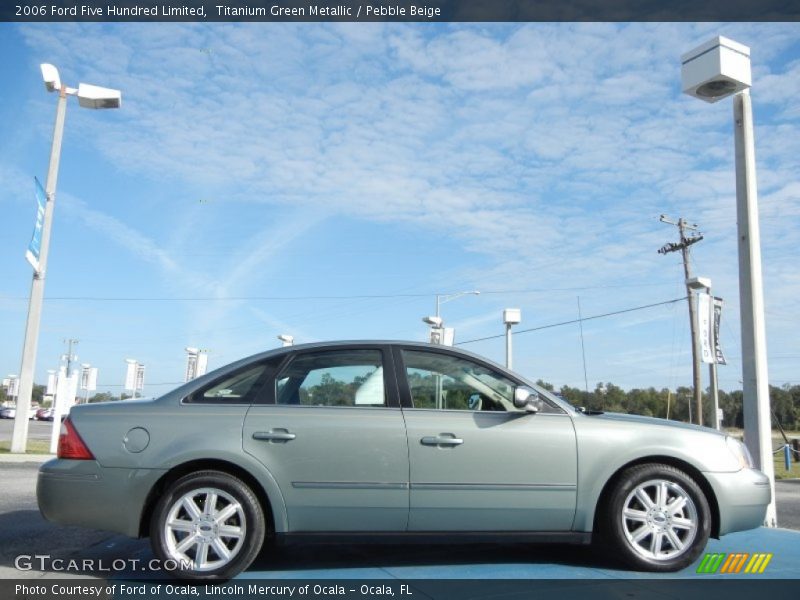 Titanium Green Metallic / Pebble Beige 2006 Ford Five Hundred Limited