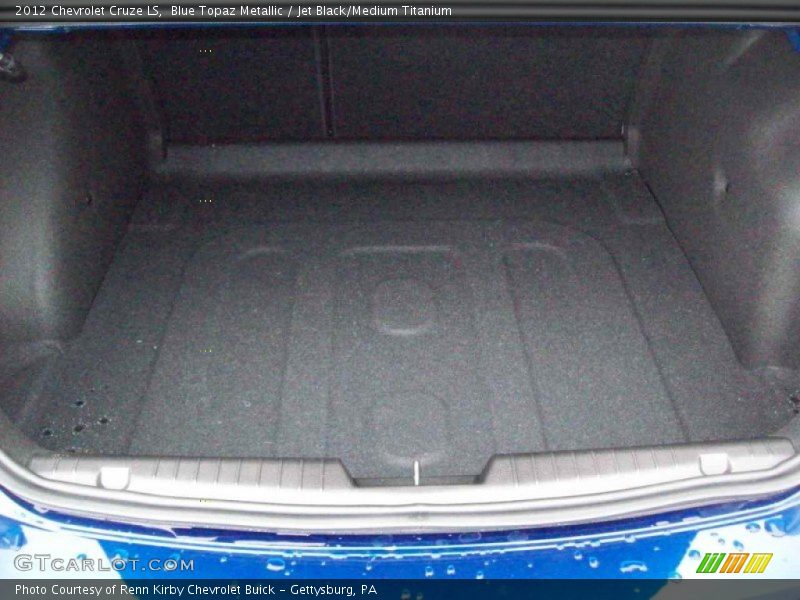Blue Topaz Metallic / Jet Black/Medium Titanium 2012 Chevrolet Cruze LS