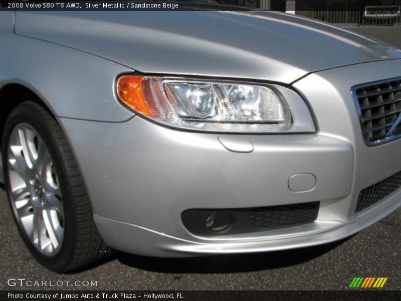 Silver Metallic / Sandstone Beige 2008 Volvo S80 T6 AWD