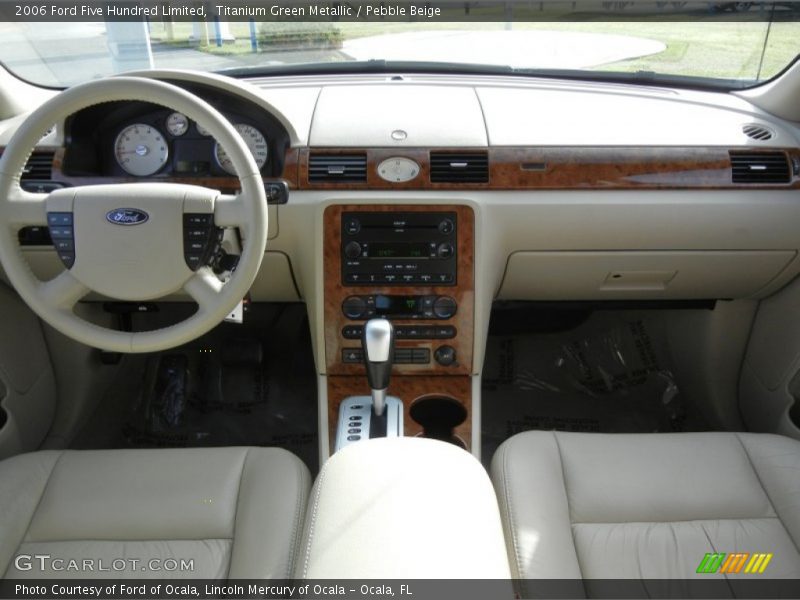 Titanium Green Metallic / Pebble Beige 2006 Ford Five Hundred Limited
