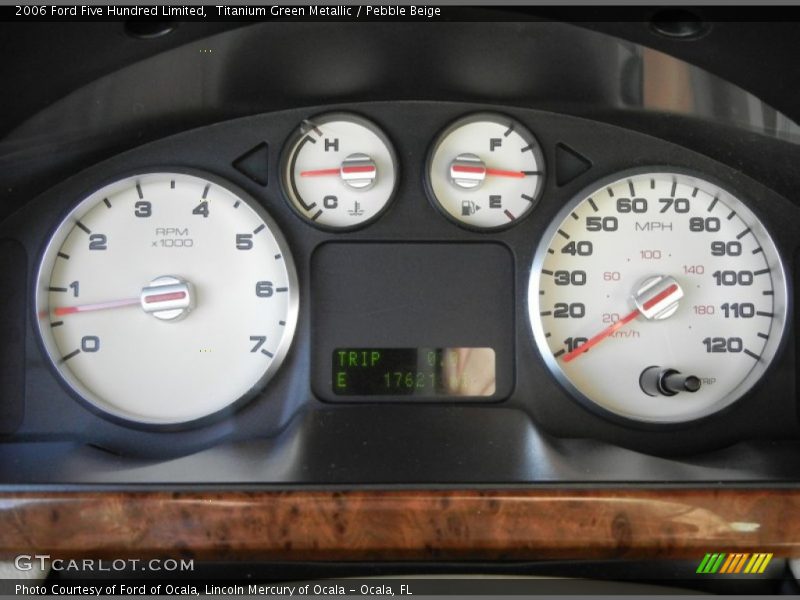 Titanium Green Metallic / Pebble Beige 2006 Ford Five Hundred Limited