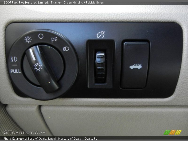 Titanium Green Metallic / Pebble Beige 2006 Ford Five Hundred Limited