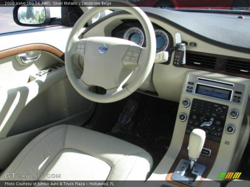 Silver Metallic / Sandstone Beige 2008 Volvo S80 T6 AWD