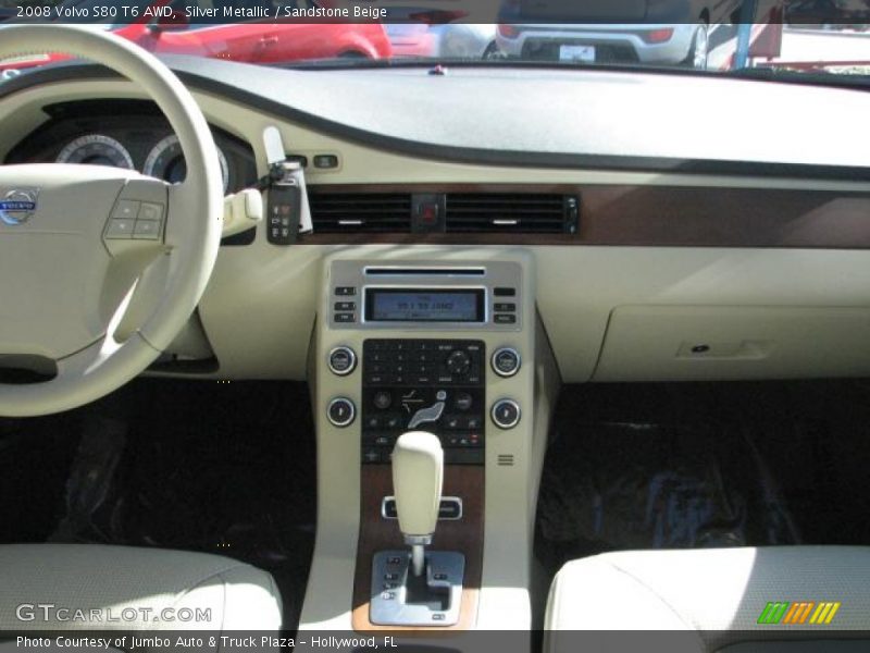 Silver Metallic / Sandstone Beige 2008 Volvo S80 T6 AWD