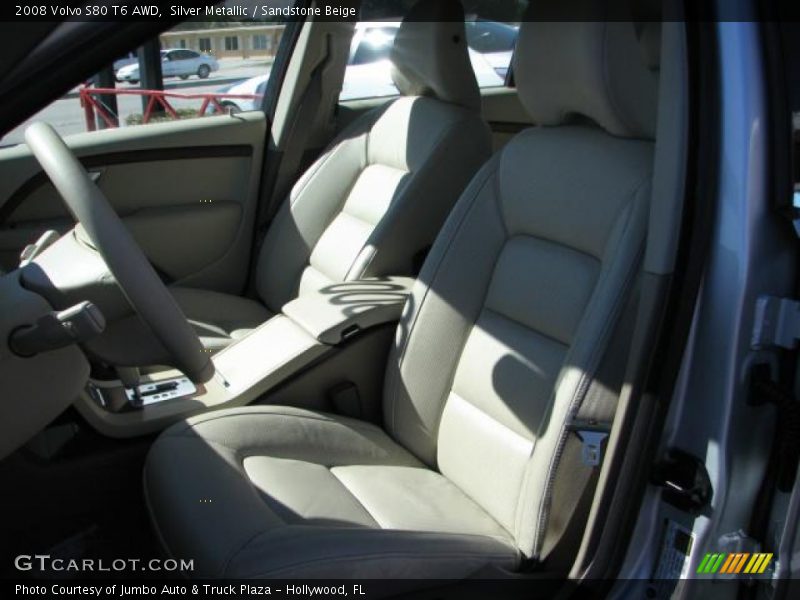 Silver Metallic / Sandstone Beige 2008 Volvo S80 T6 AWD