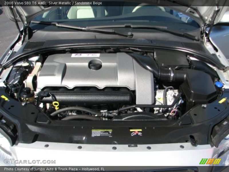 Silver Metallic / Sandstone Beige 2008 Volvo S80 T6 AWD