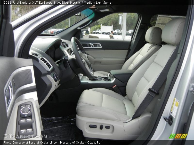  2012 Explorer XLT EcoBoost Medium Light Stone Interior