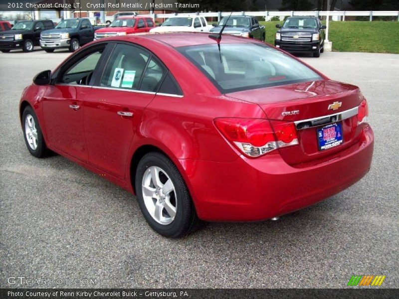 Crystal Red Metallic / Medium Titanium 2012 Chevrolet Cruze LT
