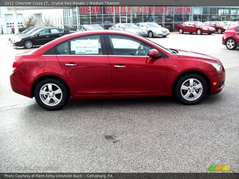 Crystal Red Metallic / Medium Titanium 2012 Chevrolet Cruze LT