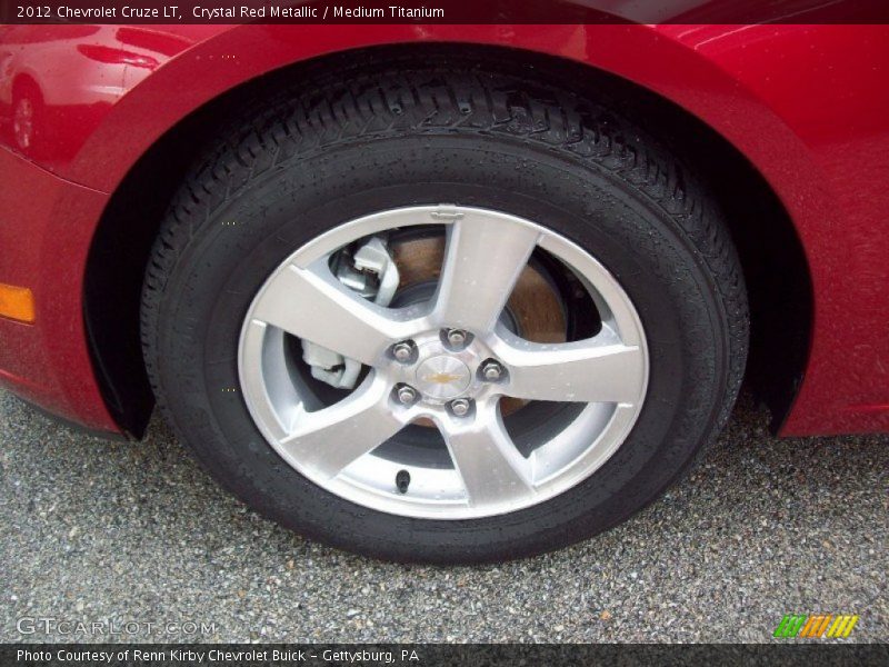 Crystal Red Metallic / Medium Titanium 2012 Chevrolet Cruze LT