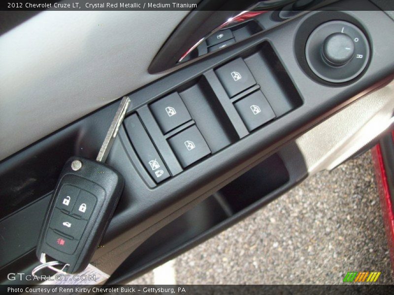 Crystal Red Metallic / Medium Titanium 2012 Chevrolet Cruze LT