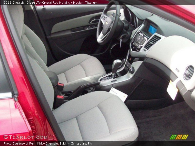 Crystal Red Metallic / Medium Titanium 2012 Chevrolet Cruze LT