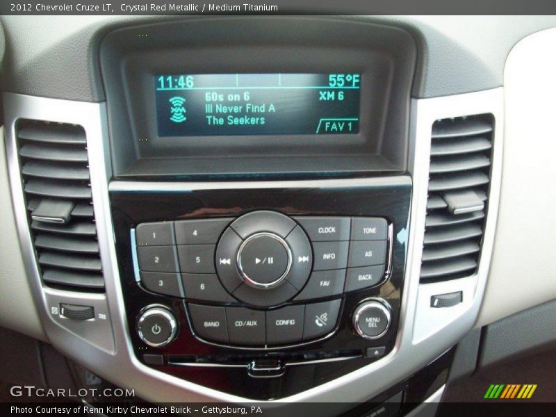 Crystal Red Metallic / Medium Titanium 2012 Chevrolet Cruze LT