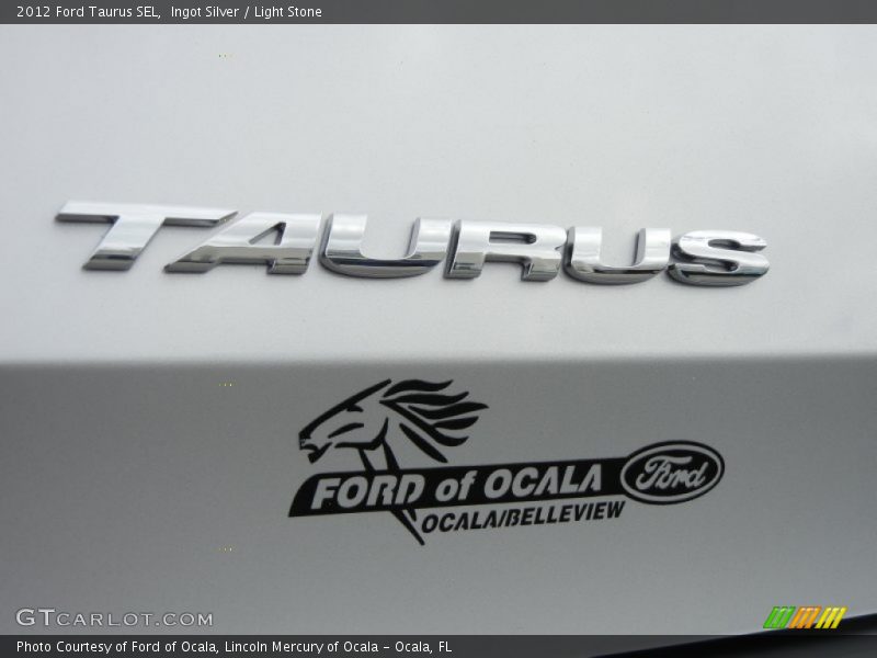 Ingot Silver / Light Stone 2012 Ford Taurus SEL