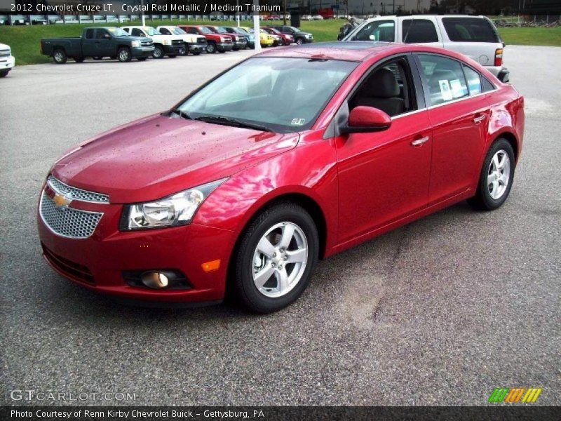 Crystal Red Metallic / Medium Titanium 2012 Chevrolet Cruze LT