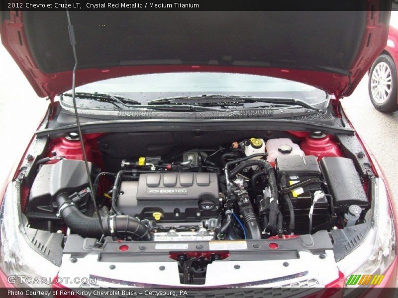 Crystal Red Metallic / Medium Titanium 2012 Chevrolet Cruze LT