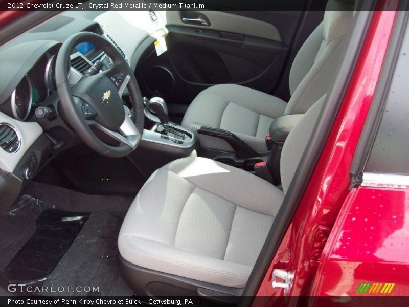 Crystal Red Metallic / Medium Titanium 2012 Chevrolet Cruze LT