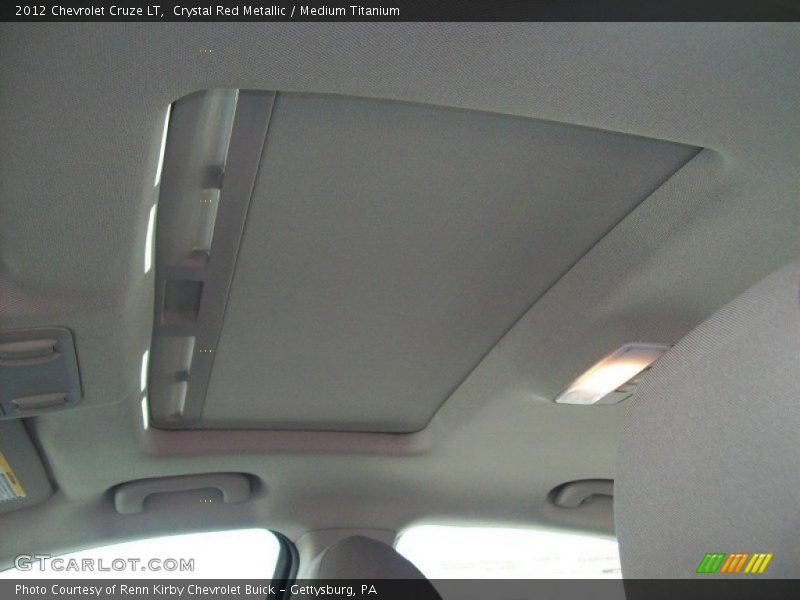 Crystal Red Metallic / Medium Titanium 2012 Chevrolet Cruze LT