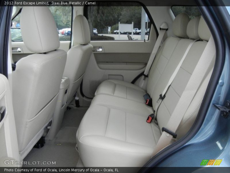 Steel Blue Metallic / Camel 2012 Ford Escape Limited