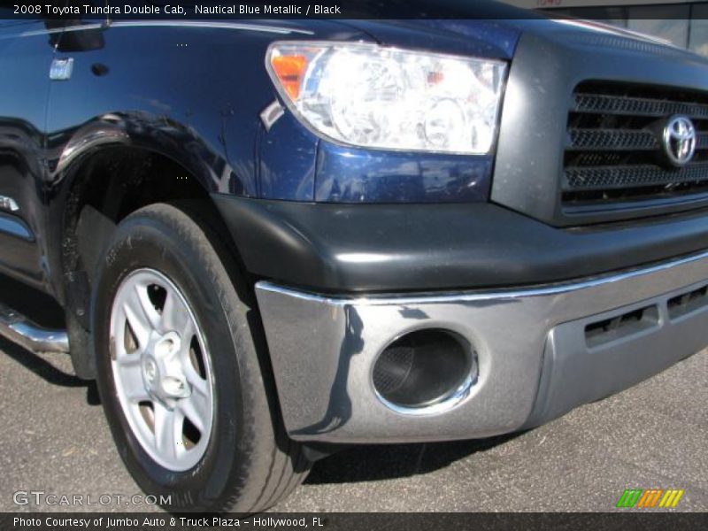 Nautical Blue Metallic / Black 2008 Toyota Tundra Double Cab