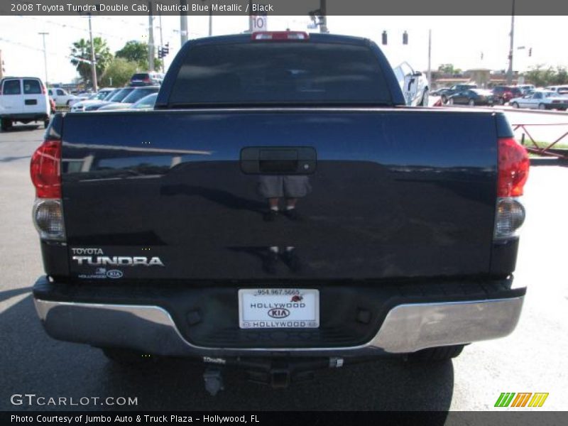 Nautical Blue Metallic / Black 2008 Toyota Tundra Double Cab
