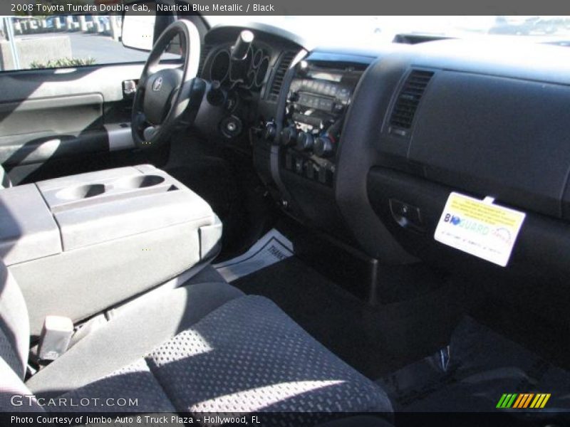 Nautical Blue Metallic / Black 2008 Toyota Tundra Double Cab