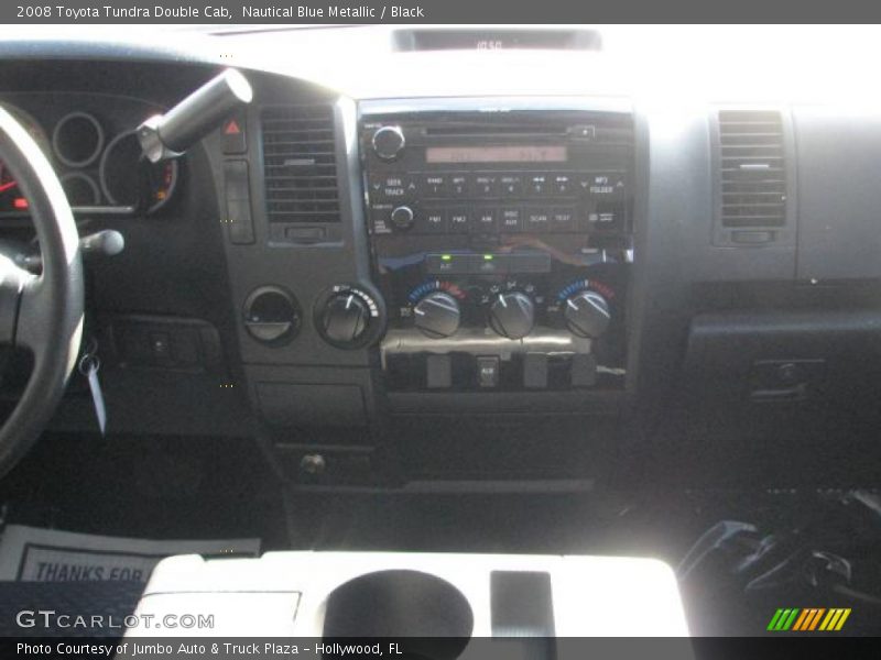 Nautical Blue Metallic / Black 2008 Toyota Tundra Double Cab