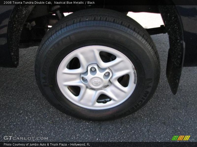 Nautical Blue Metallic / Black 2008 Toyota Tundra Double Cab