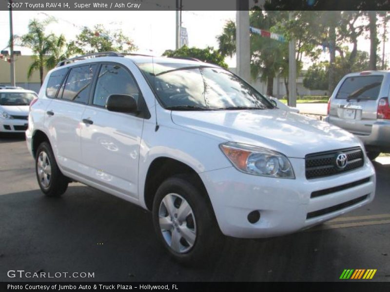 Super White / Ash Gray 2007 Toyota RAV4 I4